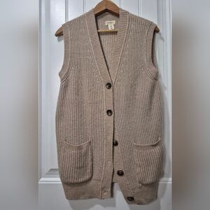 Womens Jessica Simpson Long Sweater Vest Size Medium